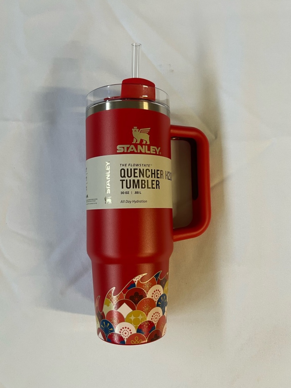 Stanley lunar new year 30oz limited edition quencher flow state red dragon